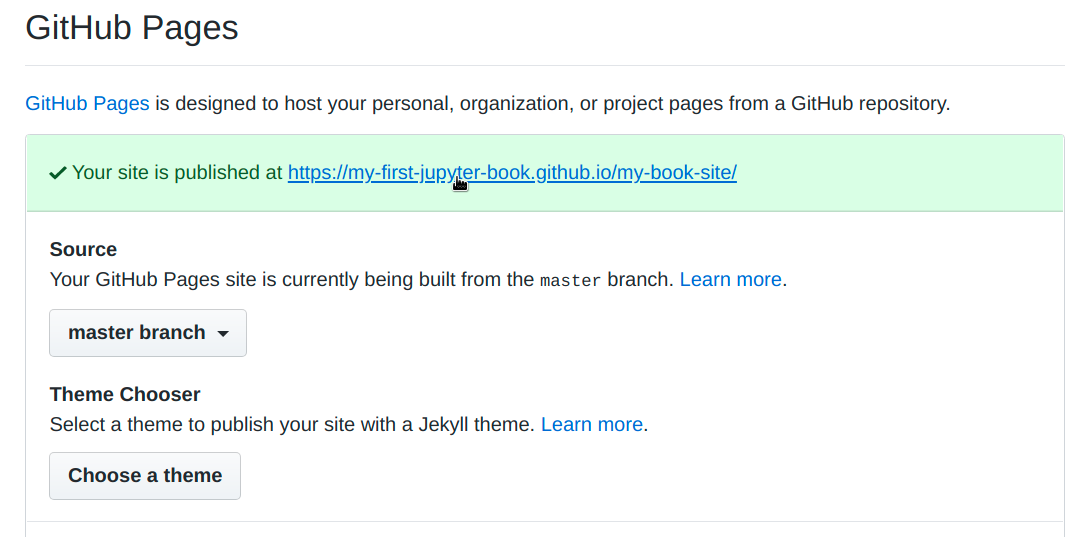 Site published